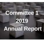 Committee 1 Annual Report June 2018 – May 2019