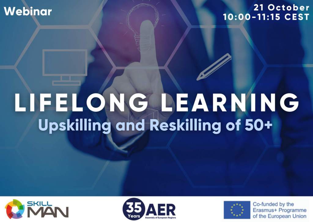 Join the webinar on lifelong learning: upskilling and re-skilling of 50+