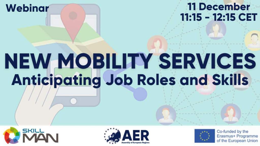 Join the webinar on "New mobility services: Anticipating skills and job roles”