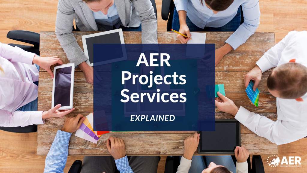 AER scales up its Project Unit! What’s in it for our Member Regions? Our Services at a Glance