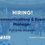 [CLOSED] We're hiring a Communications & Events Manager!