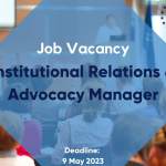 AER is hiring an Advocacy and Institutional Relations Manager! (APPLICATIONS CLOSED)