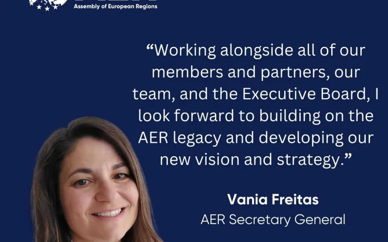 The AER welcomes Vania Freitas as Secretary General