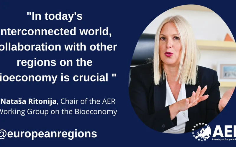 Interview with Nataša Ritonija, Chair of the AER Working Group on the Bioeconomy