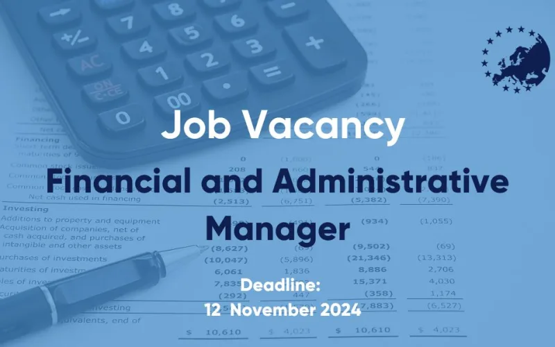 Job Vacancy: Financial and Administrative Manager (Strasbourg, France)