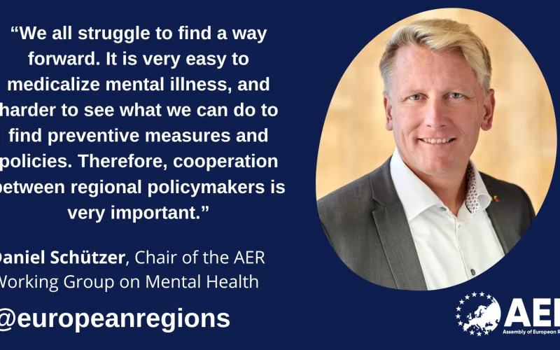 Interview with Daniel Schützer, Chair of the AER Working Group on Mental Health